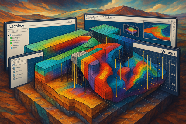 Advanced 3D Geological Modeling Techniques Using Leapfrog, Surpac, and Vulcan