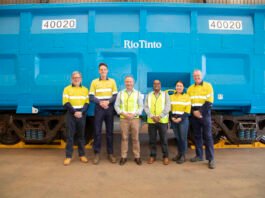 Rio Tinto's first Pilbara-made iron ore rail car rolls off production line