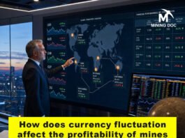 How does currency fluctuation affect the profitability of mines operating in multiple jurisdictions?
