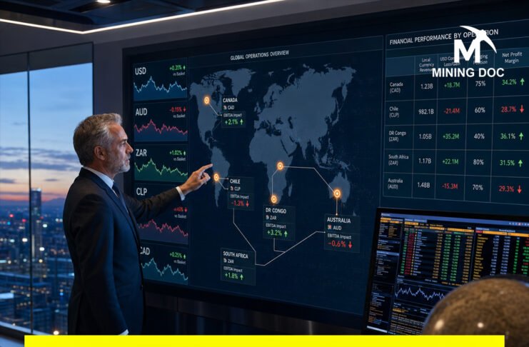 How does currency fluctuation affect the profitability of mines operating in multiple jurisdictions?
